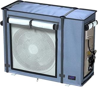 Mini Split Cover for Outside Units,600D Waterproof Air Conditioner Mini Split Cover,AC Protector for 24000-36000 BTU, Fits up to 38.2"L x 17"W x 32.7"H.