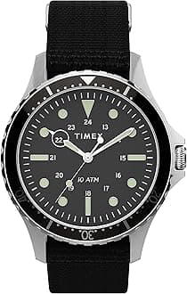 Men's Navi XL 41mm Analog Quartz Stainless Steel 20 Casual Watch