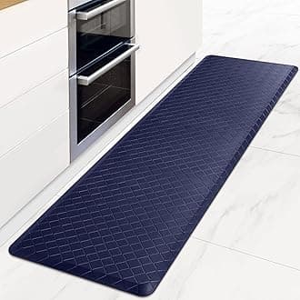 HappyTrends Kitchen Runner Rugs Anti-Fatigue mats ,17.3"x 60",Non Slip Waterproof Ergonomic Comfort Mat for Kitchen, Floor Home, Office, Sink, Laundry ,Blue