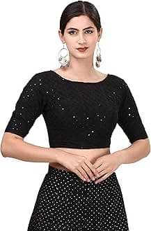 OOMPH! Stretchable Readymade Blouse for Women, Regular Lycra