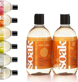 Soak Laundry Soap – 2 Pack Shop & Share | No Rinse, Plant Derived Hand Wash Detergent - 375 ml / 12 fl. oz, 75+ Washes (Yuzu)