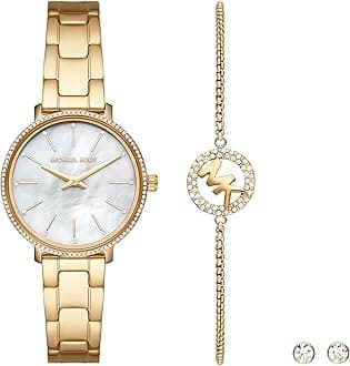 Michael Kors Pyper Women's Watch, Stainless Steel Watch for Women with Steel, Leather, or Silicone Band