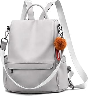 CHERUTY Women Backpack Purse PU Leather Anti-theft Casual Shoulder Bag Fashion Ladies Satchel Bags