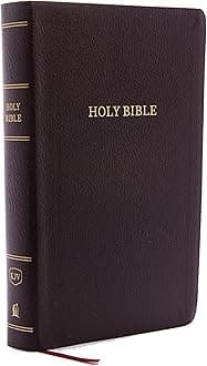 KJV Holy Bible: Personal Size Giant Print with 43,000 Cross References, Burgundy Bonded Leather, Red Letter, Comfort Print (Thumb Indexed): King James Version: Holy Bible, King James Version