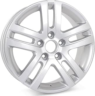 New 16" Alloy Replacement Wheel for Volkswagen Jetta VW 2005 2006 2007 2008 2009 2010 2011 2012 2013 2014 2015 2016 2017 2018 Silver Rim 69812