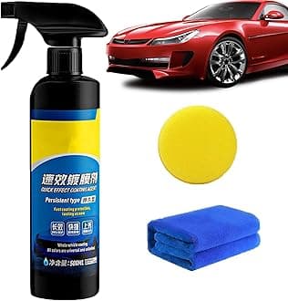 Car Coating Spray, Quick Effect Coating Agent, Quick Effect Coating Agent, Car Wax, Waterless Car Wash and Wax Spray, Quick Effect Coating Agent Persistent Type (1)
