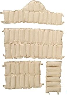 Steam Pack Set/Moist Heat Packs (Lumber Moist Pack 10" - 22'', Standerd Moist pack 10"-12", Cervical Moist Pack 7.5"-22", Wrist Moist Pack 5"-12") (Combo Set)