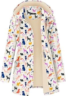 Women Waterproof Outdoor Hiking Raincoat Women Lined Rain Jacket Lightweight Hooded Jackets Trench Coats