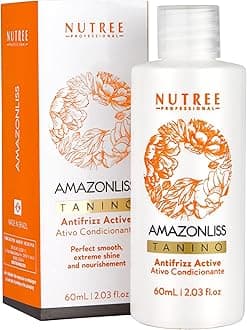 Tanino Keratin Hair Smoothing Treatment – 2.03 fl.oz | Brazilian Taninoplastia Anti-Frizz Formula with Tamarind & Shea Butter | Formaldehyde-Free Deep Conditioning & Shine