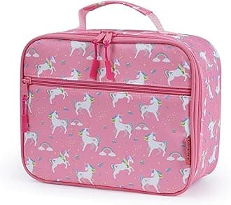 Cerbonny Kids Lunch Bag - Insulated Lunch Box for Girls & Boys, Keeps Food Cold & Warm for Long Time