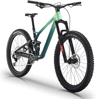 SAVADECK Carbon Fiber Soft Tail Mountain Bike All Terrain Suspension Off-Road Fox Front Fork and Adult Racing, Firepower Orange-M6100-12 Speed