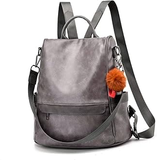 CHERUTYWomen Backpack Purse PU Leather Anti-theft Casual Shoulder Bag Fashion Ladies Satchel Bags