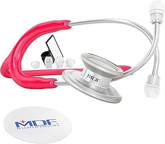 MDF Instruments MDF777-23 MD One Stainless Steel Premium Dual Head Stethoscope (Raspberry)