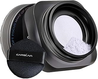 Soft Focus Loose Setting Powder, Waterproof, Matte, Oil Control, Shine Free, Talc-Free Face Powder Makeup, 24H Longwear Finishing Powder, O03