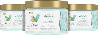 Body Love Body Polish Exfoliate Away 3 Count for Rough, Bumpy Skin Body Scrub with AHAs for Silky Smooth Skin 12 oz