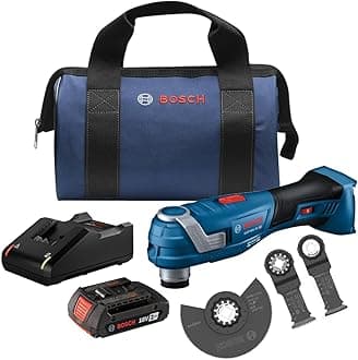 BOSCH GOP18V-34B12 18V Brushless StarlockPlus® Oscillating Multi-Tool Kit with (1) 2 Ah Standard Power Battery