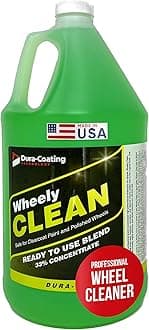 DURA-COATING TECHNOLOGY, Wheely Clean - Professional Wheel Cleaner | Highly Effective on Chrome, Aluminum, and Clearcoat Wheels | 1 Gallon Ready Wheel & Rim Cleaner Solution Made in USA