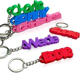 Personalized Name Tag for Backpack, Custom 3D Kids Name Keychain Tags, Personalized Back to School Supplies Gifts