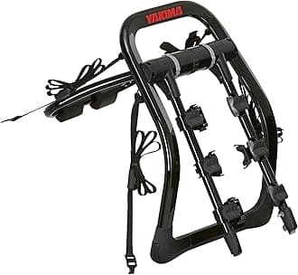 FullBack 3 Premium Trunk Bike Rack, Holds 3 Bikes, Tool-Free Installation, SuperCush ZipStrips, Foldable Arms, SKS Locks, Bottle Opener