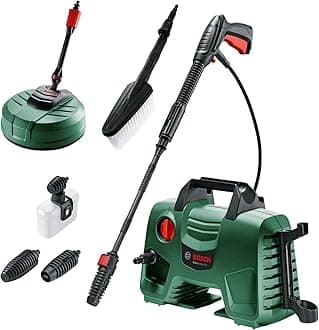 Bosch 06008A7972 High Pressure Washer EasyAquatak 120 (1500W, Home and Car Kit Included, Max. Flow Rate: 350l/h, in Cardboard Box) - Amazon Exclusive, Green, 37.5 cm*40.0 cm*20.0 cm