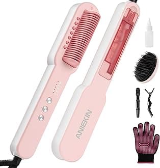 Aniekin Steam Hair Straightener Brush