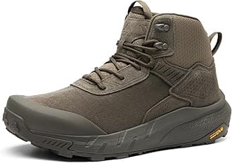 NORTIV 8 Men's Waterproof Military Tactical Work Boots Leather Motorcycle Combat Lightweight Non-Slip Hiking Boots for Men VaporGuard