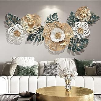 RIZIK STORE™ Metal wall art Abstract Figures Wall Sculpture for Home Decor, Living room & Bedroom (SPI 110x60cm)