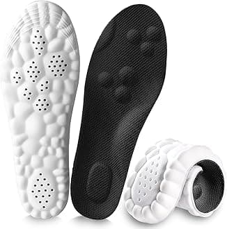 4D Cloud Insoles for Men and Women, Arch Support Insoles, Memory Foam Insoles, Steppers Insoles Shock Absorption and Cushioning Sports Shoe Insoles for Foot & Joint Support (Men 9-11 | Women 11-13)