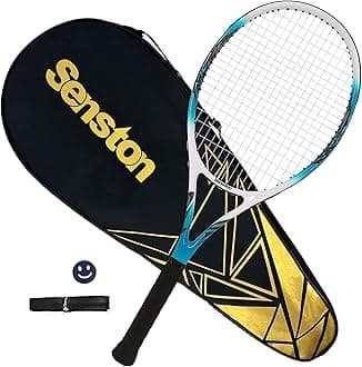 27 inch Tennis Racket for Adults 1 Pack Tennis Racket Set Tennis Overgrip, Vibration Damper