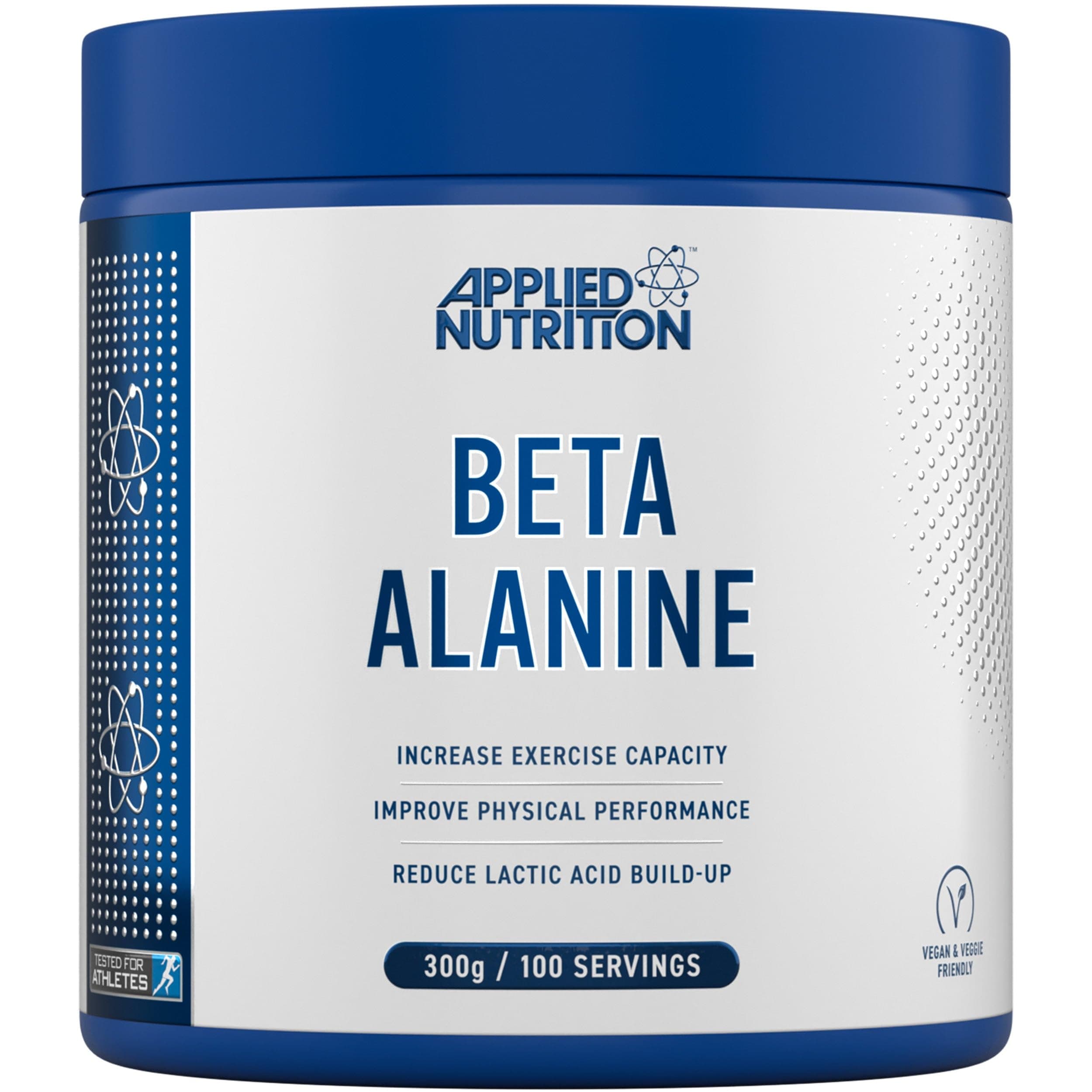 Beta-Alanine Amino Acid Pre Workout Powder 3000mg per Serving Enhances Training Duration & Physical Performance Gluten Free, Suitable for Vegans (300g - 100 Servings) (Unflavoured)