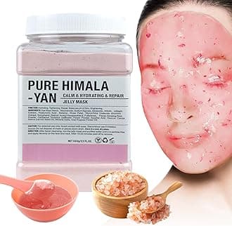 Jelly Mask for Facials Professional, Hydrating & Moisturizing Peel-Off Natural Gel Face Mask SkinCare, Professional Spa Use Jelly Face Masks, Deep Hydration & Glow 23 Fl Oz (Pure Himala Yan)