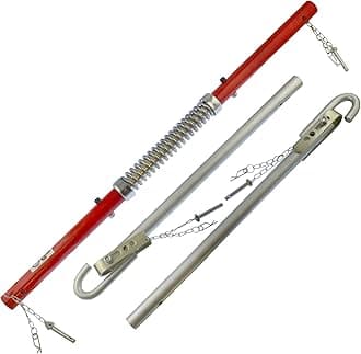 2000kg (2 Ton) Recovery Tow Ball Towing Bar Spring Damper Pole Stabilizer TE182