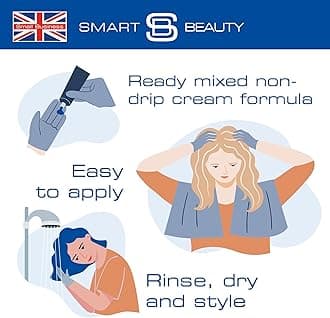 Smart Beauty Electric Blue Semi-permanent Hair Dye,