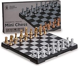 Yellow Mountain Imports Travel Magnetic Chess Mini-Set