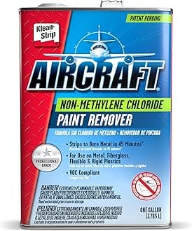 KLEAN-STRIP Aircraft Paint Remover, Professional Grade Paint Stripper for Cars & Metal Surfaces, VOC Compliant, 1 Gallon