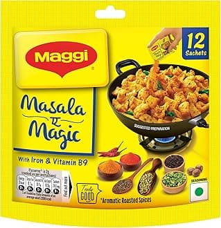 Masala-ae-Magic Vegetable Masala, 72g Pouch (6g x 12 Sachets) | All in One Masala for Dry Vegetables, Paneer, Dal & More