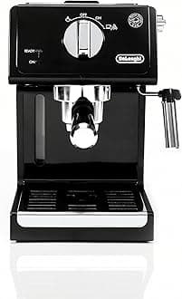 De'Longhi ECP3120 15 Bar Espresso Machine with Advanced Cappuccino System, 9.6 x 7.2 x 11.9 Inches, Black/Stainless Steel