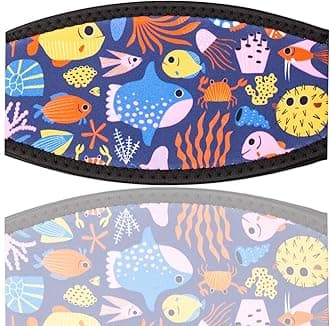 Diving Mask Slap Straps Cover Neoprene Creative Retro Swimming Goggles Glasses Strap Head Band Parts Accessories