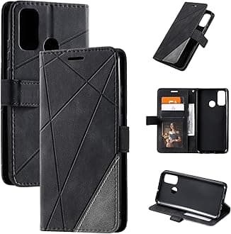 Case for TCL 20B Leather Case,Case for TCL 20B 6159K Case Flip Pu Leather Cover Black