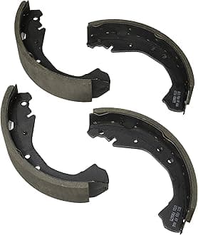 Bosch BS675 Blue Drum Brake Shoe Set for Chevrolet: 1993-94 Blazer, 1993-98 C1500, 1993-99 K1500, 1995-00 Tahoe; GMC: 1993-98 C1500, 1993-99 K1500, 1995-00 Yukon - REAR