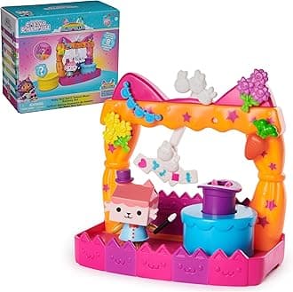 Baby Box Talent Show Balcony Playset, 8-Pcs with Toy Figures, Doll House Accessories & Sensory Play, Kids Toys for Girls & Boys 3+