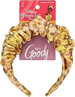 GOODY Ouchless Headband For All Hair Types - Disney Princess, Tiana - Comfort Fit for All-Day Wear - Beautiful Design for Instant Style - Pain-Free Hair Accessories for Women, Men, Boys & Girls