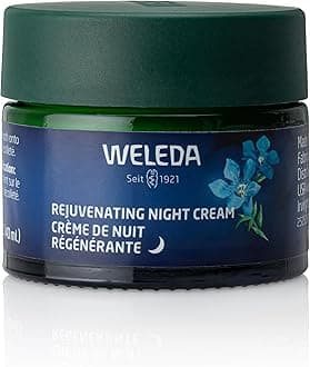 Weleda Face Care Rejuvenating Night Cream, Plant Rich Moisturizer with Blue Gentian and Edelweiss
