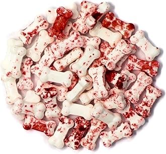 Mystic Sprinkles Halloween Candy Shape Sprinkles (Large Bloody Bones, 1 Pound Bag)
