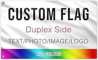 Double Sided Custom Flag 2X3 FT - Personalized pink Flags Banners - Design Print Your Own Logo/Picture/Photo/Text - Customized Indoor outdoor decoration Gift 2x3 Foot
