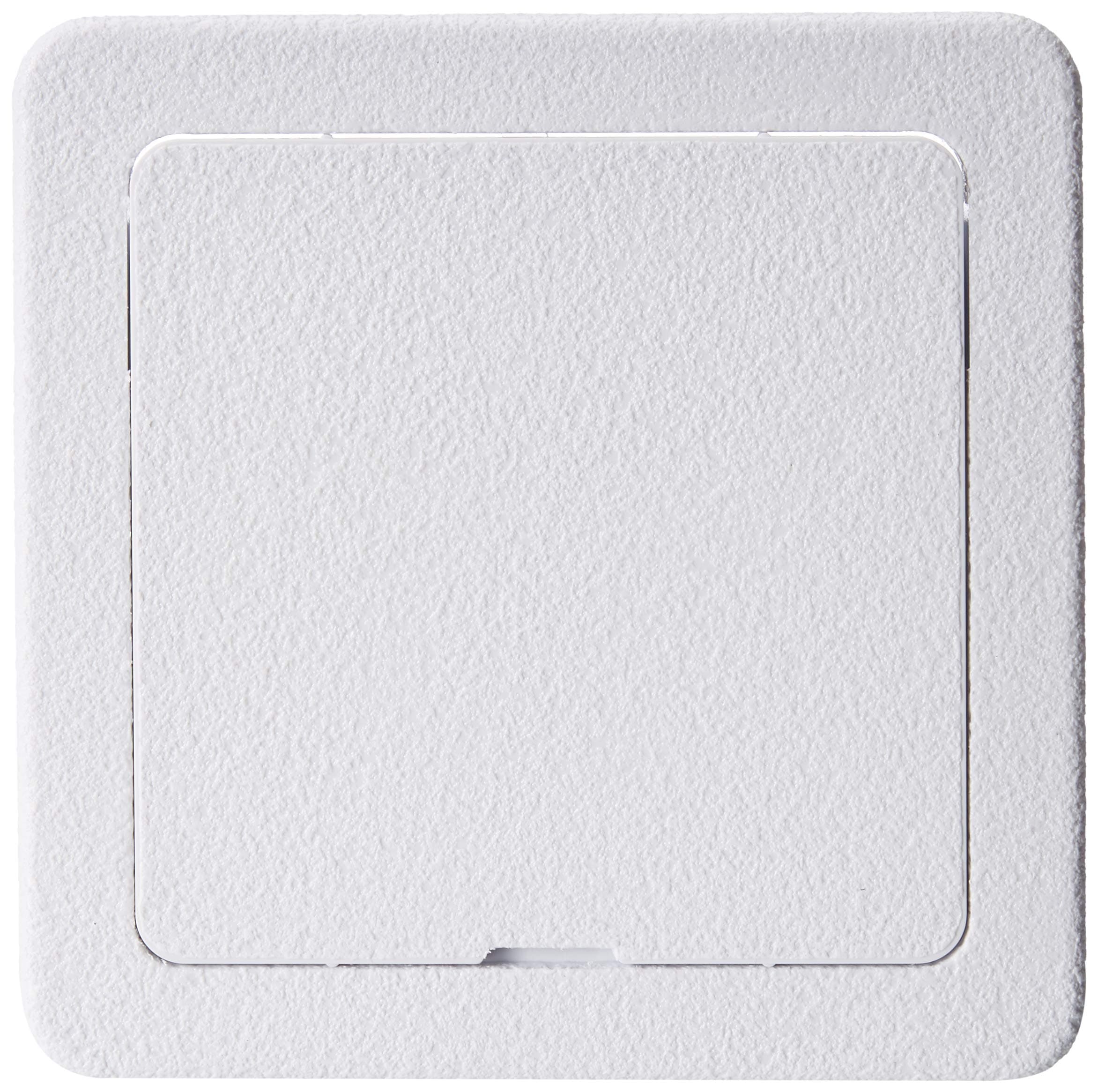 Wallo® 4 X 4-Inch SMALLEST Plastic Access Door, Hinged Access Panel for Drywall Walls and Ceilings. Perfect for providing service area for Plumbing/Wiring Applications and Electrical Access Panels