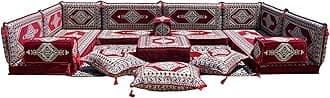 arabicsofa Traditional Arabic Floor Sofa Set – Moroccan Floor Sofa – Jordanian Iraqi Living Room