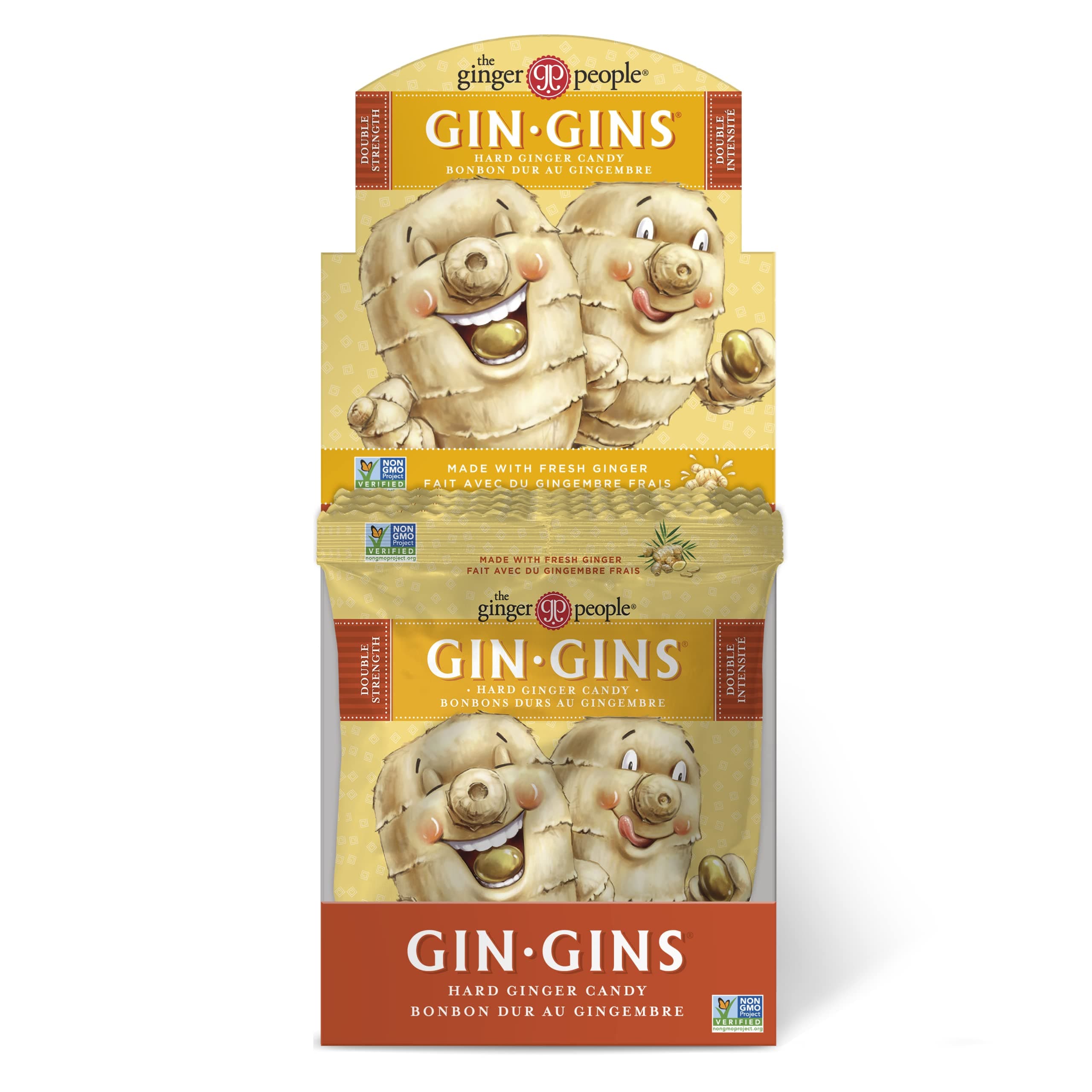 Gin Gins Double Strength Hard Ginger Candy