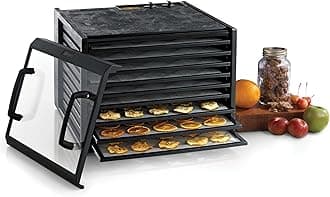 9 Tray Dehydrator with Clear Door and Timer 3926TCDB