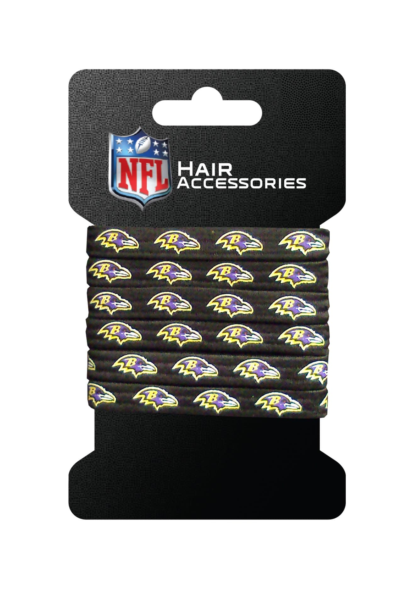 NFL Elastic Ponytail Bands, 6-Piece Set
